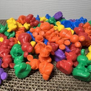 Mickey Mouse Game Pieces Replacement Lot Mixed Colors Counting Toy